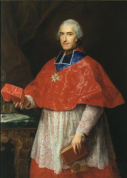 Pompeo Batoni Portrait of Cardinal Jean Francois Joseph de Rochechouart France oil painting art